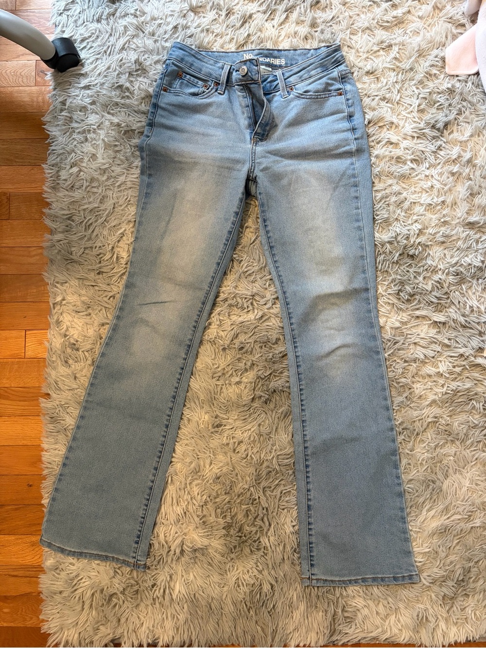 No Boundaries Light Wash Flare Jeans - Sky Blue